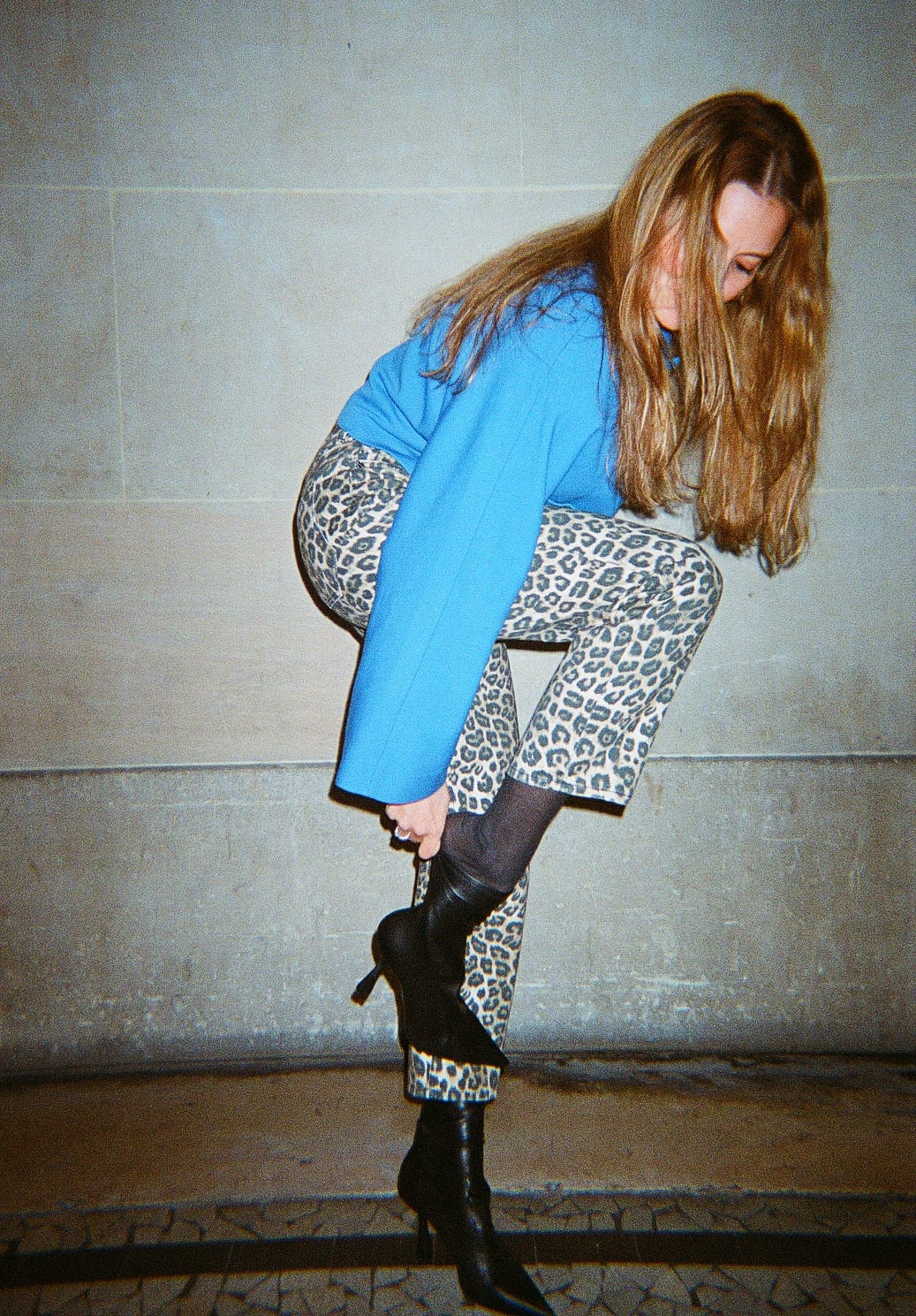 Blue Boxy Blazer