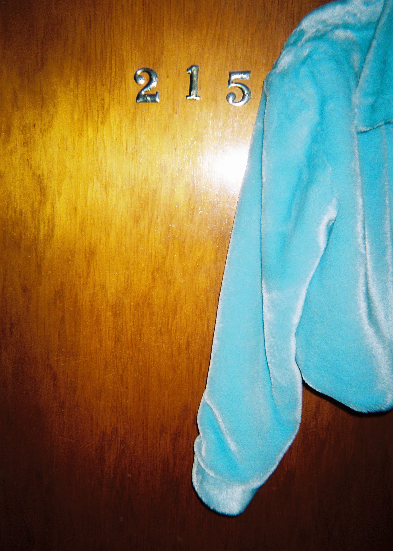 Blue Faux Fur Cropped Blazer