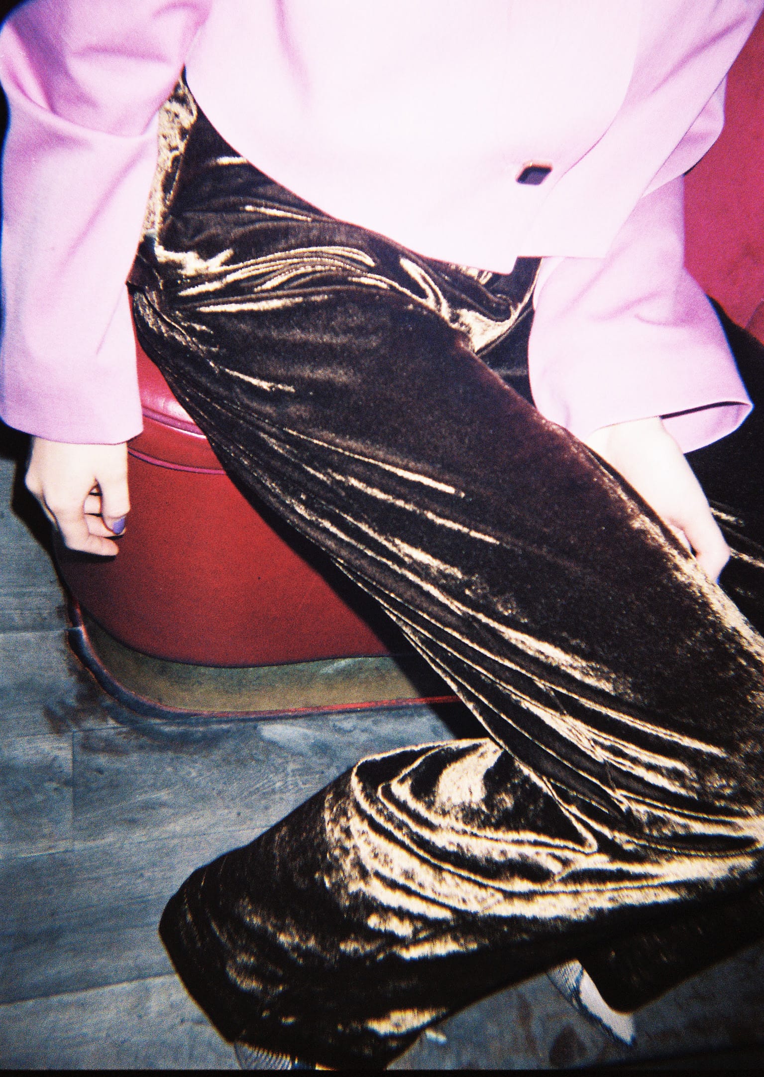 Pink Boxy Blazer