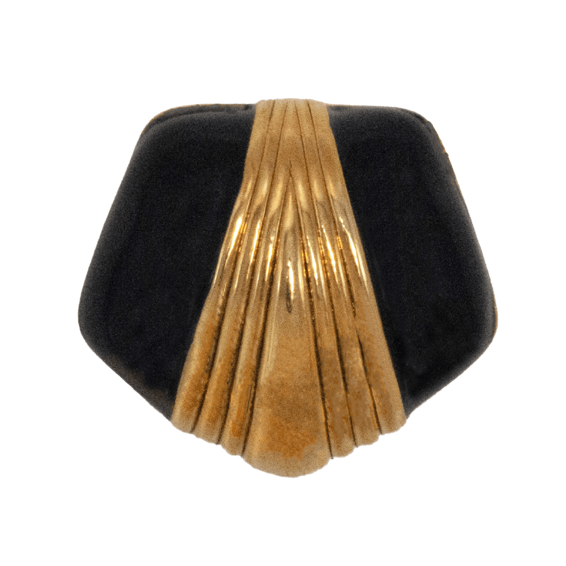100% Recycled Brass with 14k gold vacuum plated buttons