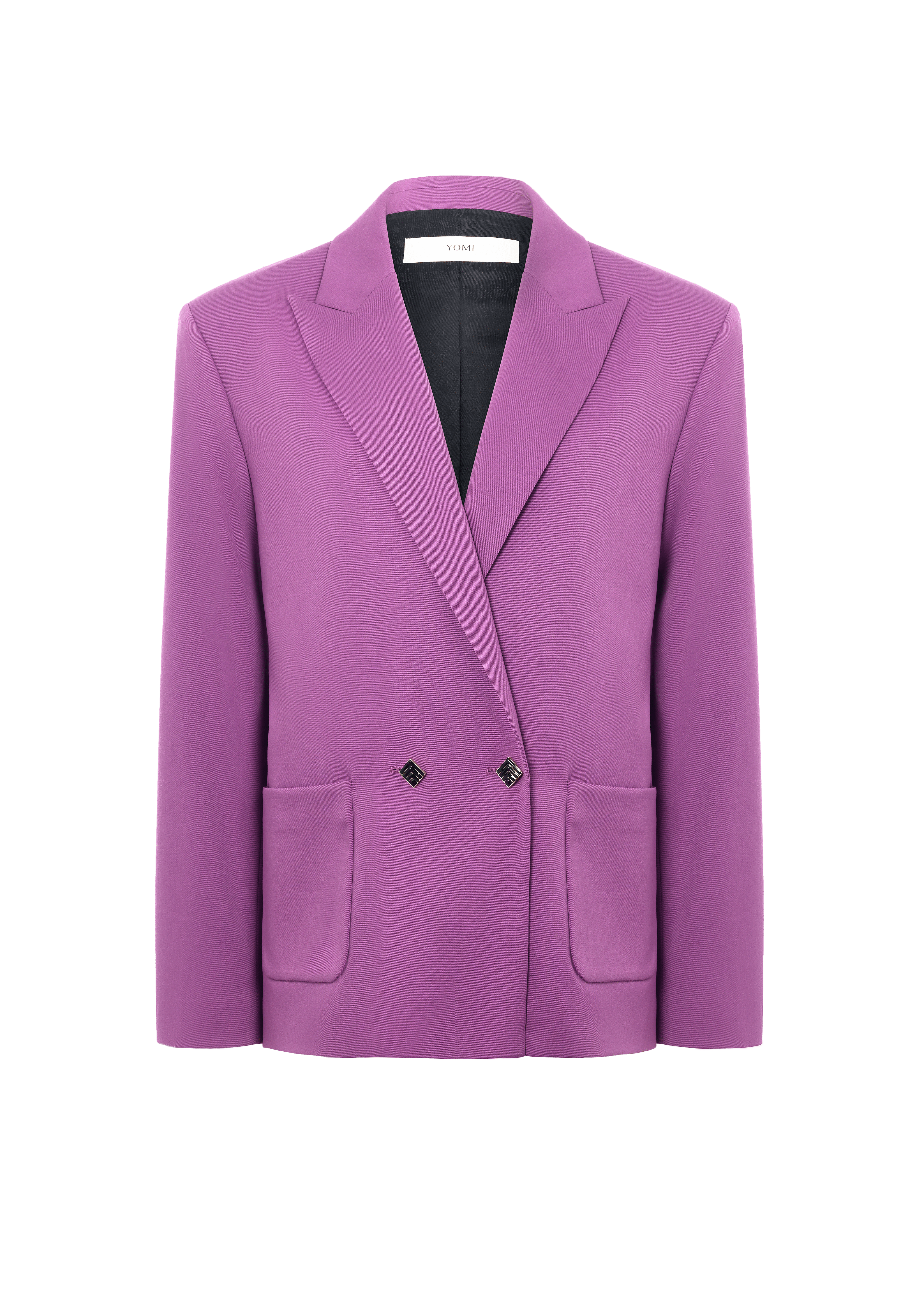 Slightly Oversized Purple Blazer